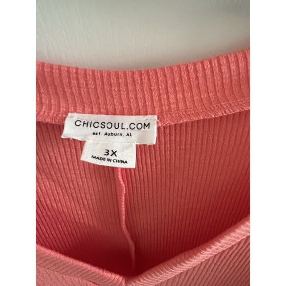 Chic Soul Dress Size 3X Short Sleeves Stretchy Plus - Picture 5 of 9